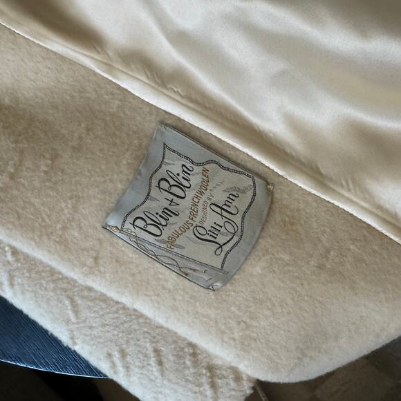 Lilli Ann Cream Wool Coat - Picture 6 of 8